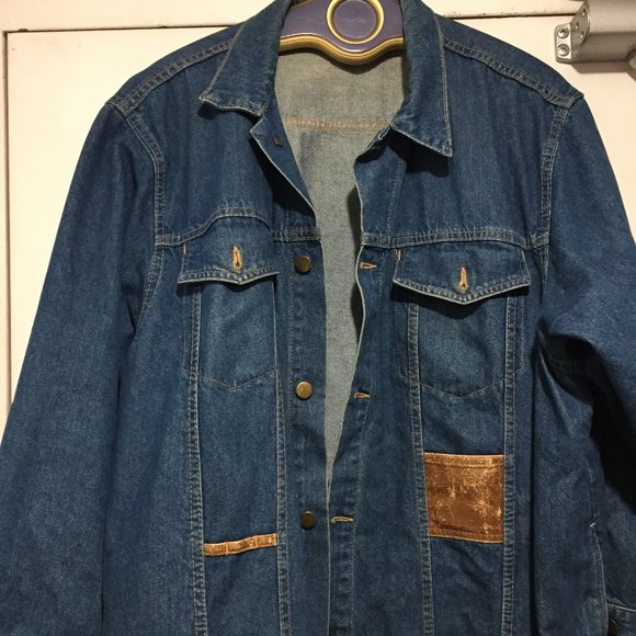 VINTAGE LIZ MOODY SPORT TALL DENIM JACKETS SIZE L - Picture 6 of 8